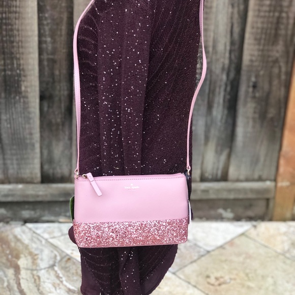 NWT kate spade Greta Court Ina Glitter Crossbody - Picture 7 of 7